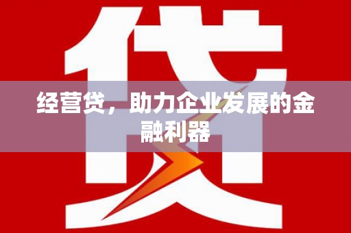 雄关经营贷，助力企业发展的金融利器
