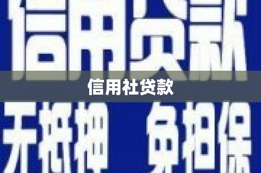 雄关信用社贷款