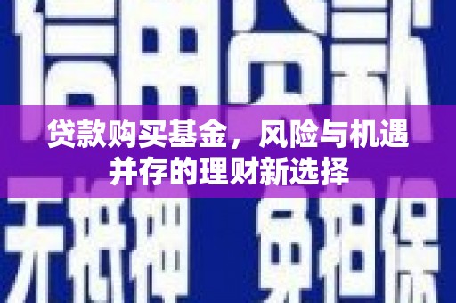 雄关贷款购买基金，风险与机遇并存的理财新选择