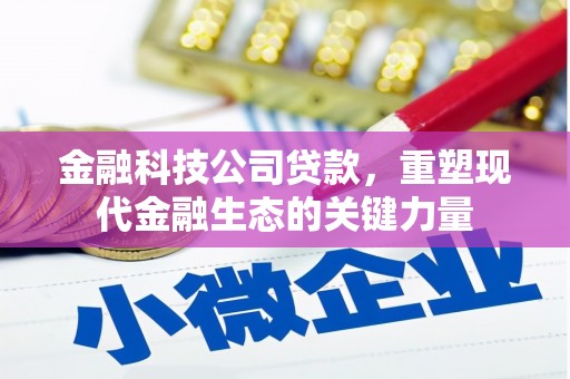 雄关金融科技公司贷款，重塑现代金融生态的关键力量