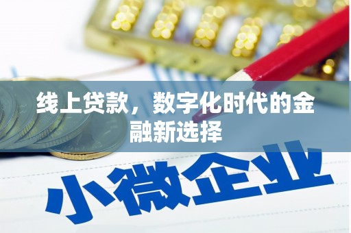 雄关线上贷款，数字化时代的金融新选择
