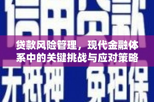 雄关贷款风险管理，现代金融体系中的关键挑战与应对策略